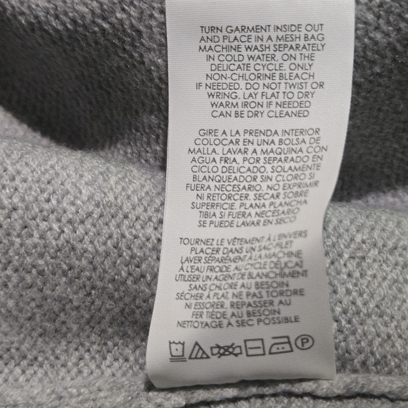 NWT | CAbi 4482 Songbird Heather Gray Pullover SZ XL - Picture 8 of 8